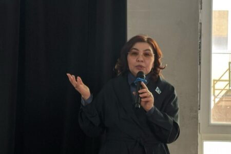 Бибігүл Жексенбай медиа саласындағы коммуникация туралы дәріс оқыды