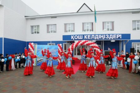 Меркі ауданы Ақ жол ауылында жаңа мектеп ашылды