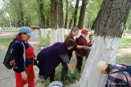 Республиканская экологическая акция «Таза Қазақстан» продолжается в Шуском районе