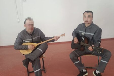 Жеңіс күнін жазасын өтеушілер де атап өтті
