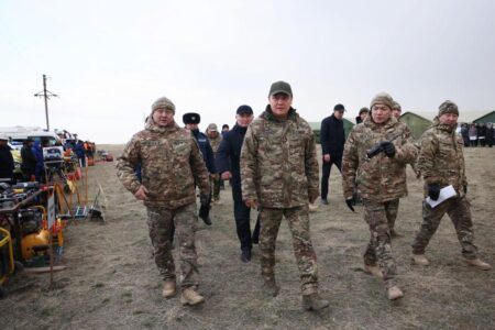 Жамбыл облысында «Қыс-2024» республикалық командалық-штабтық оқу-жаттығуы өтті